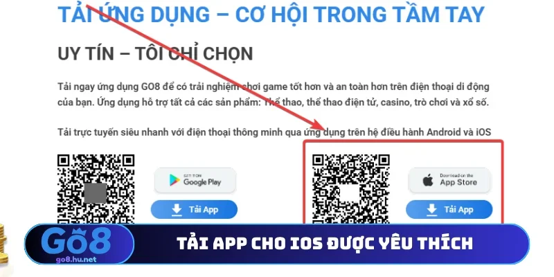 Tải app cho iOS được yêu thích