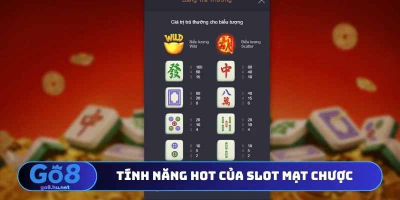 Tính năng hot của slot mạt chược